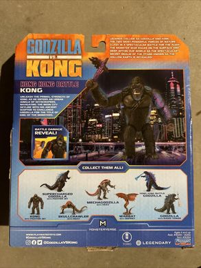 Уцінка Фігурка Конг з бойовими ранами та сокирою (15 см) Godzilla vs. Kong Playmates 35354