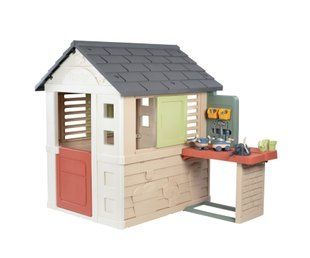 Ігровий будиночок Smoby Life Nature з майстернею та інструментами 7600810742
