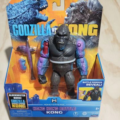 Уцінка Фігурка Конг з бойовими ранами та сокирою (15 см) Godzilla vs. Kong Playmates 35354