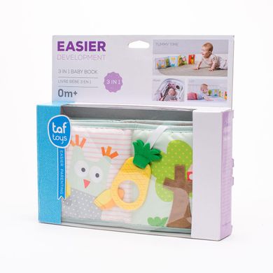 Уценка Развивающая книжка-раскладушка 3 в 1 Мышата-обезьяны Baby Book Taf Toys 12025