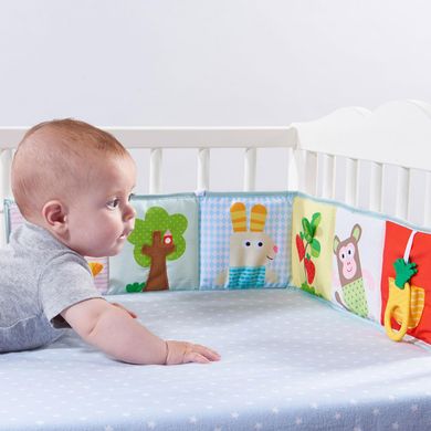 Уценка Развивающая книжка-раскладушка 3 в 1 Мышата-обезьяны Baby Book Taf Toys 12025