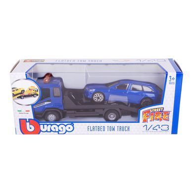 Игровой набор Эвакуатор с автомоделью Audi A6 Avant Bburago 18-31418 серии Street Fire