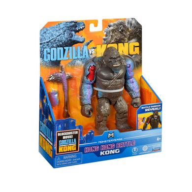 Уцінка Фігурка Конг з бойовими ранами та сокирою (15 см) Godzilla vs. Kong Playmates 35354