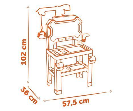 Іграшкова майстерня інструментів (87 аксес.) Bricolo Builder Black + Decker Smoby 7600360741