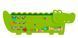 Настенная игрушка бизиборд&nbsp;Крокодил Viga Toys wall toy Crocodile 50469 FSC Монтессори