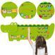 Настенная игрушка бизиборд&nbsp;Крокодил Viga Toys wall toy Crocodile 50469 FSC Монтессори
