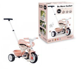 Дитячий металевий триколісний велосипед 3 в 1 Be Fun Komfort Smoby 7600740419 від 10 місяців