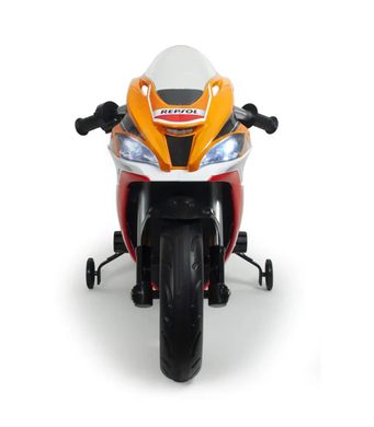 Дитячий електромотоцикл (12V, MP3) REPSOL Honda Іnjusa 6491 від 3 до 6 років