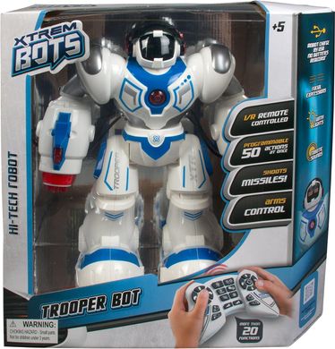 Уцінка Робот на інфрачервоному керуванні Штурмовик (35см) Xtreme Bots Trooper Bot Blue Rocket XT30039