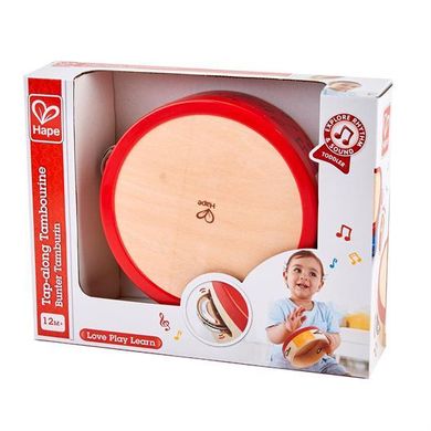 Дитячий дерев'яний бубен Tap-along Hape E0607