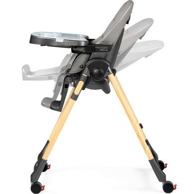 Стілець для годування Peg-Perego Prima Pappa Follow Me Amblance Ice IH01000002BL73 преміум сірий