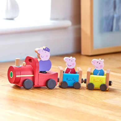 Уцінка Дерев'яний ігровий набір Peppa Паровозик дідуся Пеппи Peppa Pig 07210