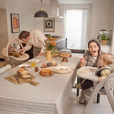 Стільчик для годування 3 в 1 Tino Grey Kinderkraft KHTINO00GRY0000 до 110 кг