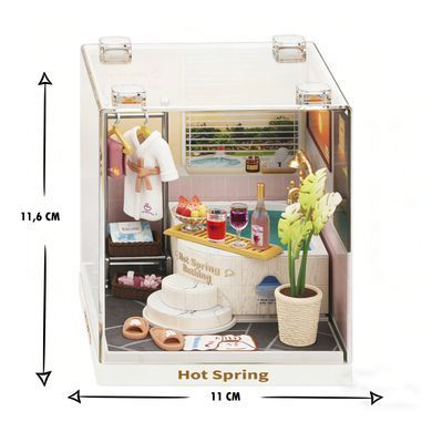 Конструктор-румбокс Термальна купальня Super Gigimini Dreamy Hot spring Mini House 8041