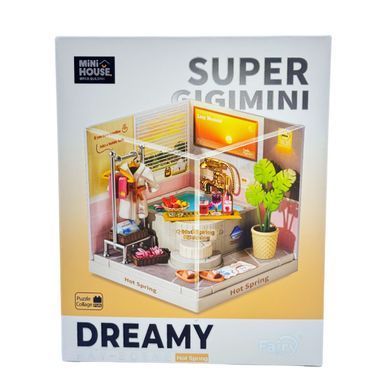Конструктор-румбокс Термальна купальня Super Gigimini Dreamy Hot spring Mini House 8041