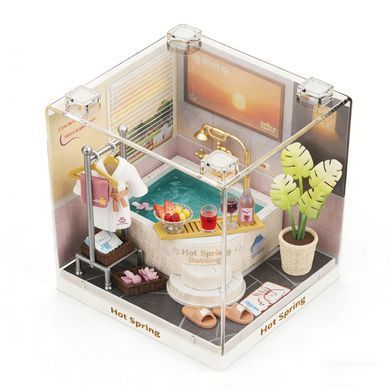 Конструктор-румбокс Термальна купальня Super Gigimini Dreamy Hot spring Mini House 8041