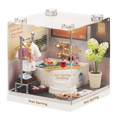 Конструктор-румбокс Термальна купальня Super Gigimini Dreamy Hot spring Mini House 8041
