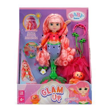 Кукла Baby Born Glam Up Русалочка Sunshine (28 см) Zapf Creation 871782