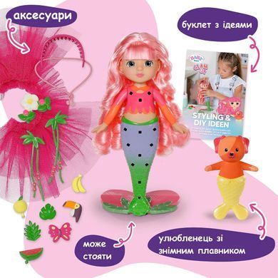 Кукла Baby Born Glam Up Русалочка Sunshine (28 см) Zapf Creation 871782