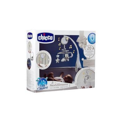Музичний мобіль на ліжечко Ведмедик Next2Dreams Chicco 07627.00 Neutral