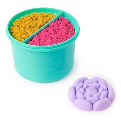 Набір з кінетичним піском (227г) для дитячої творчості SquishBlossom Kinetic Sand 71677 казкові Квіти
