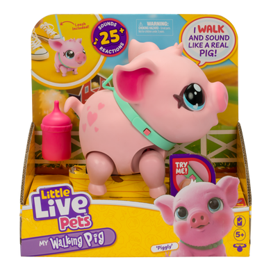 Piggly Інтерактивна іграшка Моє маленьке порося Little Live Pets My Pet Pig Moose Toys 26366