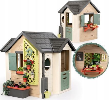 Ігровий будиночок садівника Smoby Life Garden House 7600810408 з 21 аксесуарами