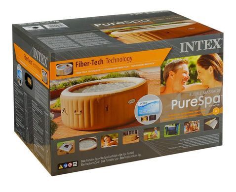 Надувний басейн-джакузі СПА Bubble Massage PureSpa INTEX 28426, 795л. 4 осіб