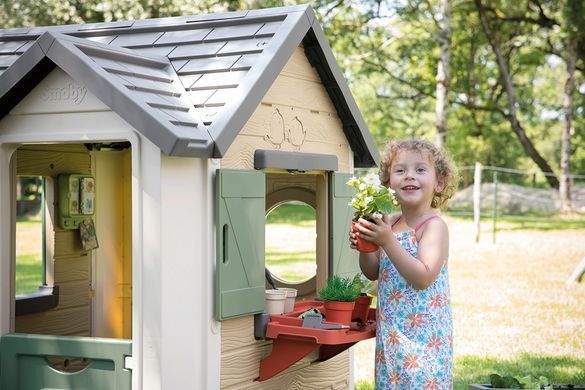 Ігровий будиночок садівника Smoby Life Garden House 7600810408 з 21 аксесуарами