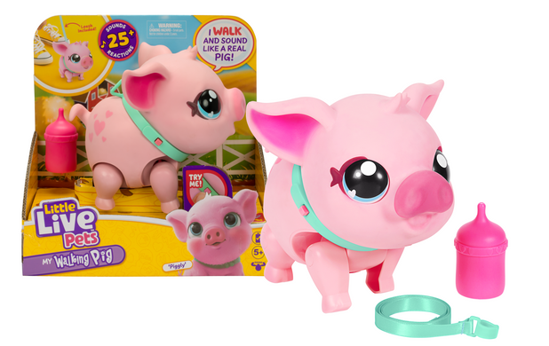 Piggly Інтерактивна іграшка Моє маленьке порося Little Live Pets My Pet Pig Moose Toys 26366