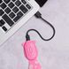 Уценка LED фонарик-закладка розовый Мишка Flexilight Rechargeable Pals FLRPBE с USB-кабелем