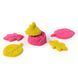 Набір з кінетичним піском (227г) для дитячої творчості SquishBlossom Kinetic Sand 71677 казкові Квіти