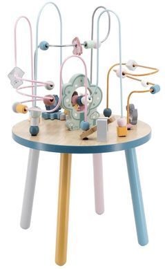 Дерев'яний навчальний маніпулятивний стіл Монтессорі PolarB Viga Toys Wire Beads Table 44033