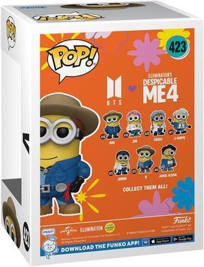 Ігрова вінілова фігурка Funko POP! BTS x Despicable Me 4 (#423) Minions V 85969
