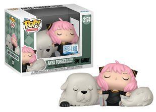 Ігрова фігурка Аня спить з Бондом (2174) Anya Forger Sleeping on Bond Funko POP! Animation 91793