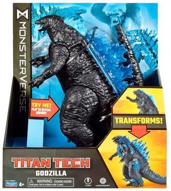 Колекційна фігурка Titan Tech Godzilla (20 см) Godzilla vs. Kong Playmates 34931