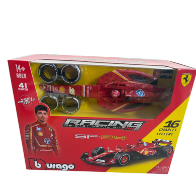 Металевий авто-конструктор Ferrari F1 Sf-24 Carlos Sainz #55 (1:24) Bburago 18-26859