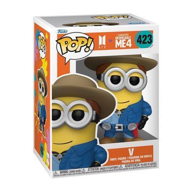 Ігрова вінілова фігурка Funko POP! BTS x Despicable Me 4 (#423) Minions V 85969