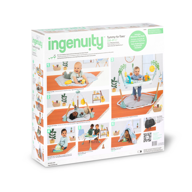 Ігровий розвиваючий центр для малюків 6 в 1 Ingenuity Tummy to Toes 16904