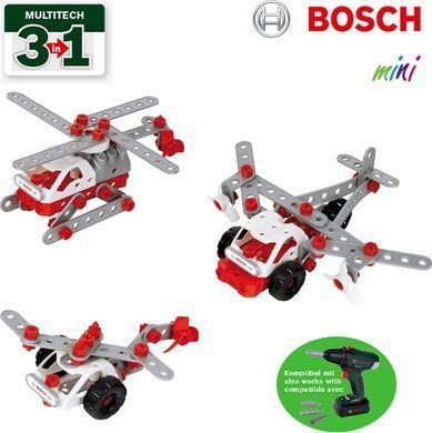 Конструктор Команда гелікоптерів 3 в 1 Helicopter Team Bosch mini Theo Klein 8791