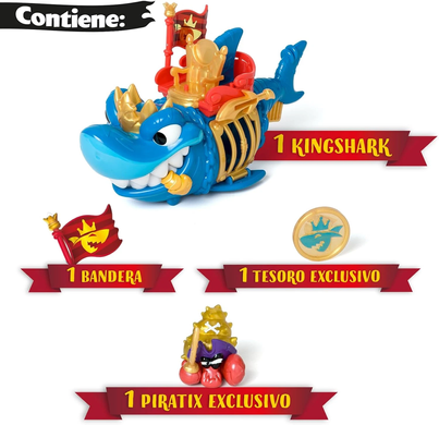Ігровий набір Королівська акула Piratix Adventure World King Shark PPXSP112IN10