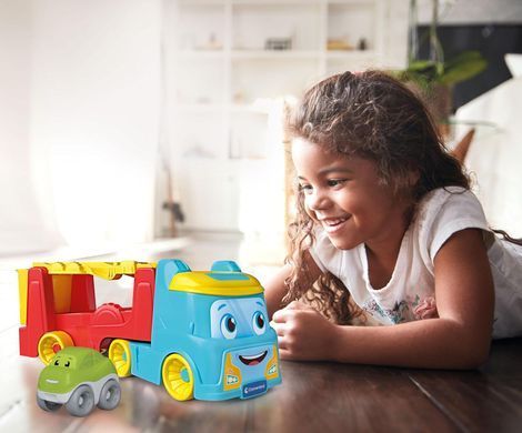 Машинка погрузчик 2 в 1 Tumbling Car Transporter Baby Clementoni 17892