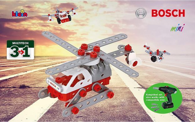 Конструктор Команда гелікоптерів 3 в 1 Helicopter Team Bosch mini Theo Klein 8791
