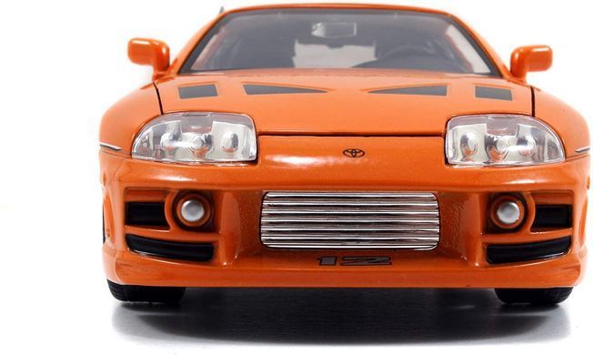 Fast & Furious Металева машинка 1995 Toyota Supra 1:24 з фігуркою Браяна Jada Toys 9330738314R00