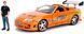 Fast & Furious Металева машинка 1995 Toyota Supra 1:24 з фігуркою Браяна Jada Toys 9330738314R00