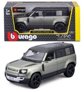 Металева машинка Land Rover Defender 110 (2022) Bburago 18-21101 (1:24)