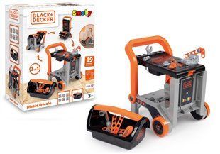 Дитяча пересувна майстерня з інструментами 3 в 1 Black+Decker Smoby 360219
