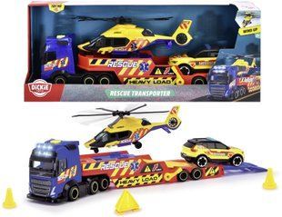 Ігровий набір Volvo Транспортер рятувальної служби Rescue Transporter Dickie Toys 3717005