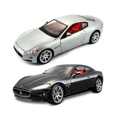 Уцінка. Машинка Maserati Grantourismo (2008) (1:24) Bburago 18-22107 (асортимент чорний або сріблястий)