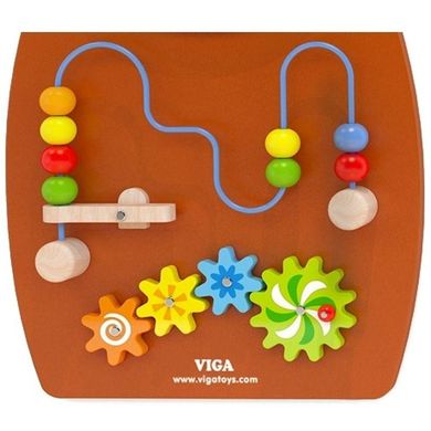 Деревянная настенная игрушка с лабиринтом Лошадь Viga Toys 50678 FSC Montessori